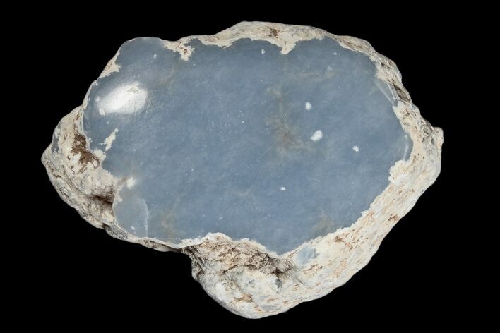 Polished Angelite (Blue Anhydrite) Stone - Peru #172546